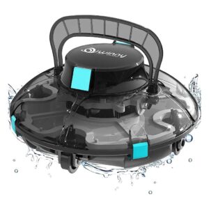 Advanced Robotic Pool Cleaner with Cordless Design for Above Ground Pools up to 538 Sqft