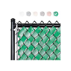 Affordable Emerald Green Chain Link Fence Solution with 90% Privacy and 5-Year Warranty