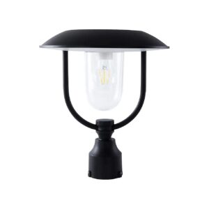 Affordable and Efficient Solar Powered Outdoor Light Fixture with Two Mounting Options