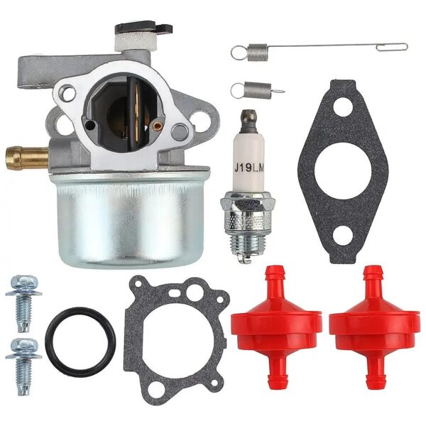 Aftermarket Carburetor Kit with Spark Plug and Gaskets for 675 190cc Carb Mower