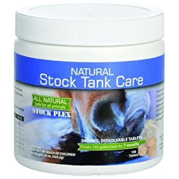 All Natural Stock Tank Care Tablets for Preserving Livestock Drinking Water Quality