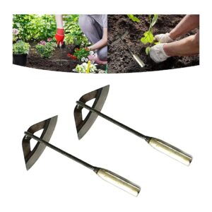 All Steel Gardening Edge Tool for Weed Removal and Soil Loosening