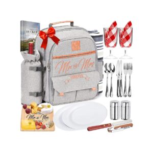 All-Inclusive Picnic Backpack for Couples to Enjoy Romantic Getaways