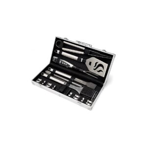 Aluminum Carrying Case Grill Set with 20 Essential Tools for Grilling and Serving