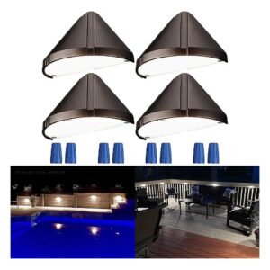 Aluminum LED Deck Light Fixtures with 5W Power and Low Voltage Operation