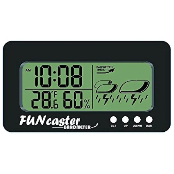 Ambient Weather Clock with Barometer Forecast Display and Large Number Display