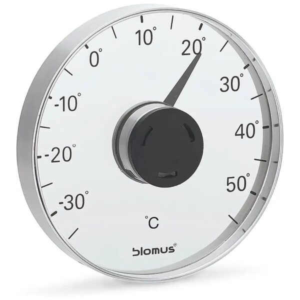 Analog Window Thermometer for Celsius Scale with Stainless Steel Construction