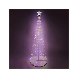 Animated Luminescent Cone Tree LED Yard Lights Christmas Decoration