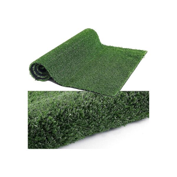 Artificial Grass Lawn Mat 7FTX12FT for Outdoor Garden Patio Decor and Landscaping