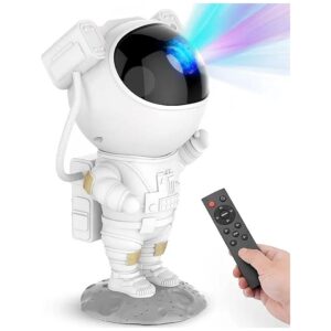 Astronaut Galaxy Projector Night Light with Nebula Effects and Timer