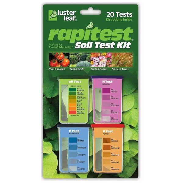 At Home Soil Test Kit with 20 Tests and Easy Capsule System