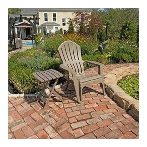 Attractive Portobello Color Outdoor Side Table for Patios