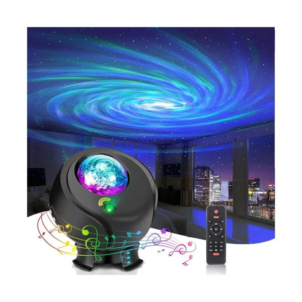 Aurora Borealis Night Light Projector with Bluetooth Speaker for a Peaceful Atmosphere