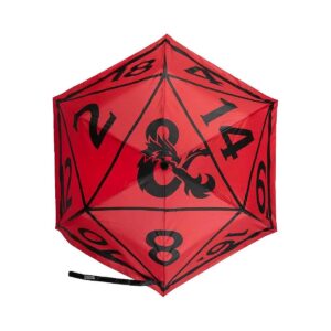 Authentic Dungeons and Dragons Dice Graphic Spring Action Umbrella