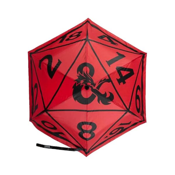 Authentic Dungeons and Dragons Dice Graphic Spring Action Umbrella