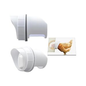 Automatic Chicken Feeder Ports for Buckets Troughs and More