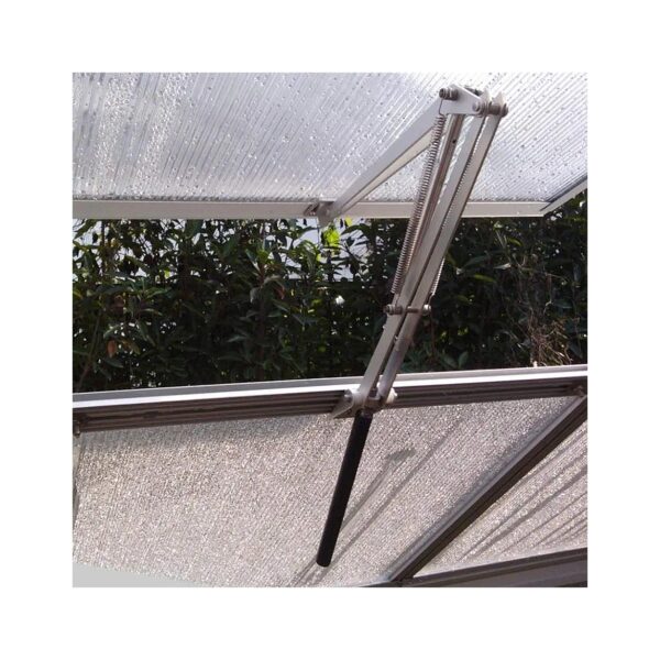 Automatic Greenhouse Window Vent Opener with Solar Power and Stainless Steel Construction