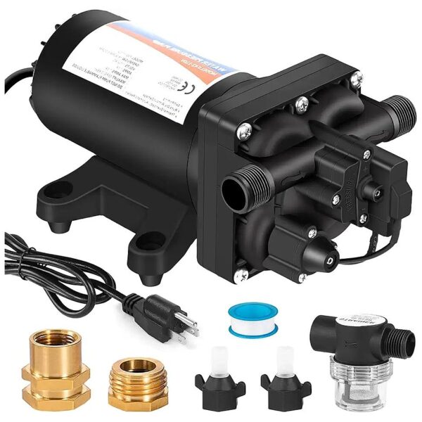 Automatic Power-On Water Pump with Pressure Switch for Different Settings, 5 GPM, 70PSI