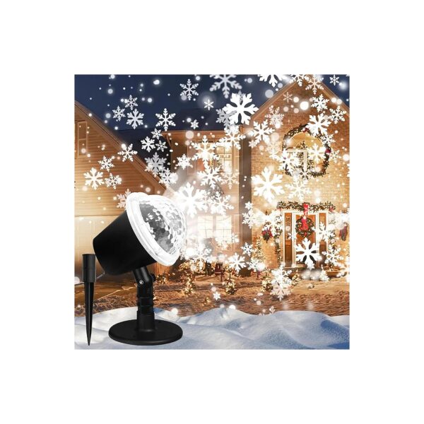 Automatic Snowflake Projector Lights for Home, Garden, and Outdoor Party Decoration