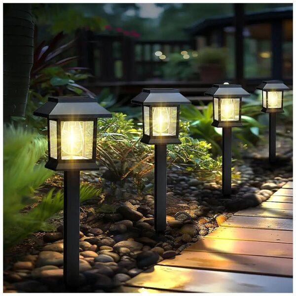 Automatic Solar Lights for Pathways, Gardens, and Yard Decoration