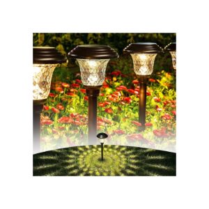 Automatic Solar Powered Garden Lights for Yard, Patio, or Walkway