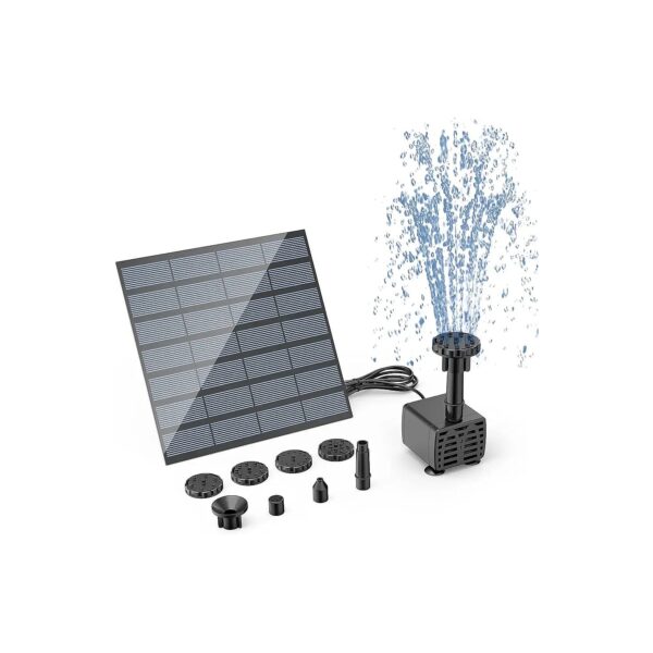 Automatic Solar Water Pump Kit for Bird Baths and Fish Tanks