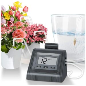 Automatic Watering System for Potted Plants with Large Angled LCD Display