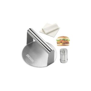 Bacon Press and Meat Press Kit with Burger Smasher for Griddle