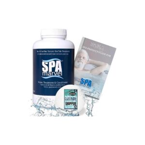 Bacteria-Killing Hot Tub Treatment and Conditioner with Oil Absorber for Clean Relaxation