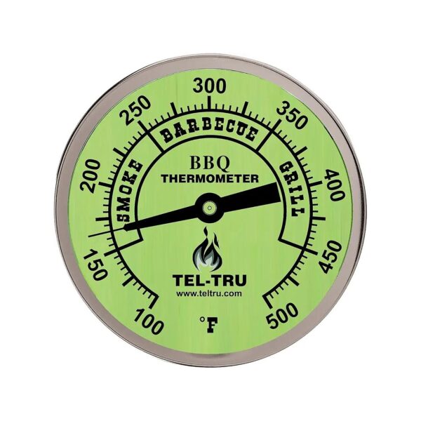 Barbecue Thermometer with 3 Inch Glow Dial and Temperature Zones