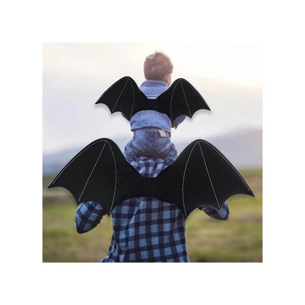 Bat Wing Backpack Prop for Indoor Outdoor Yard Party Decor with Adjustable Straps