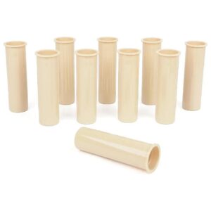 Beige Color Sleeves for Pool Fence Pole Hole Deck Patio Ground Pool Caps 10 Pcs