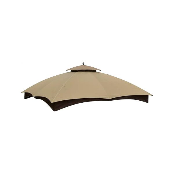 Beige Replacement Canopy Top for 2012-2016 Lowe's Allen Roth 12-Foot Gazebo