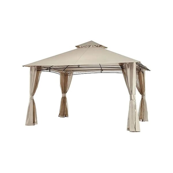 Beige Whisper Canopy Replacement Top Cover for Waterford Gazebo Model 5LGZ6526-V5