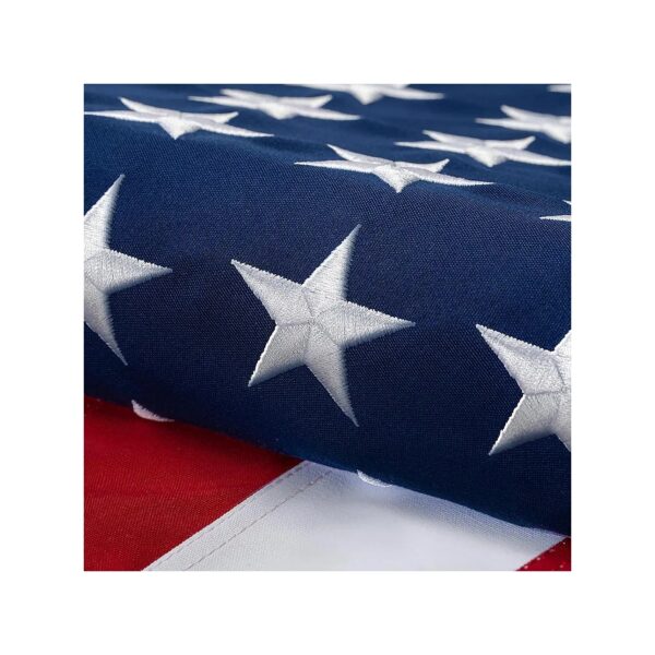 Best Value 4x6FT Cotton American Flag for Outdoor and Indoor Use with TearProof Fabric