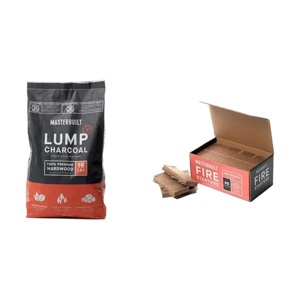 Best Value Lump Charcoal and Fire Starters Combo Pack for Grills