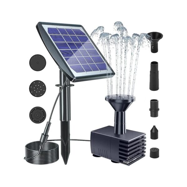 Biling Solar Fountain Kit for Bird Bath Pond Garden Pool Aquarium