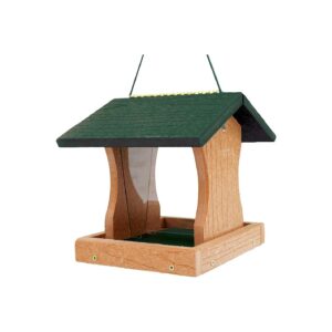 Bird Feeder Designed for Tree or Pole Mounting with Heavy-Duty Cable