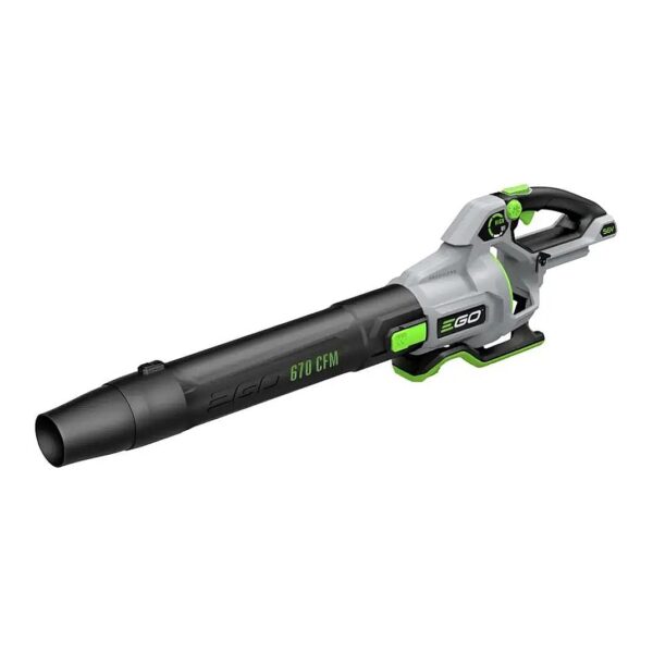 Black 670 CFM Cordless Blower with Long-Arc Lithium-Ion Battery Compatibility