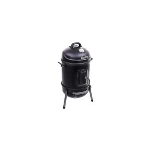 Black Charcoal Smoker with 1 Year Warranty and Fuel Type Charcoal