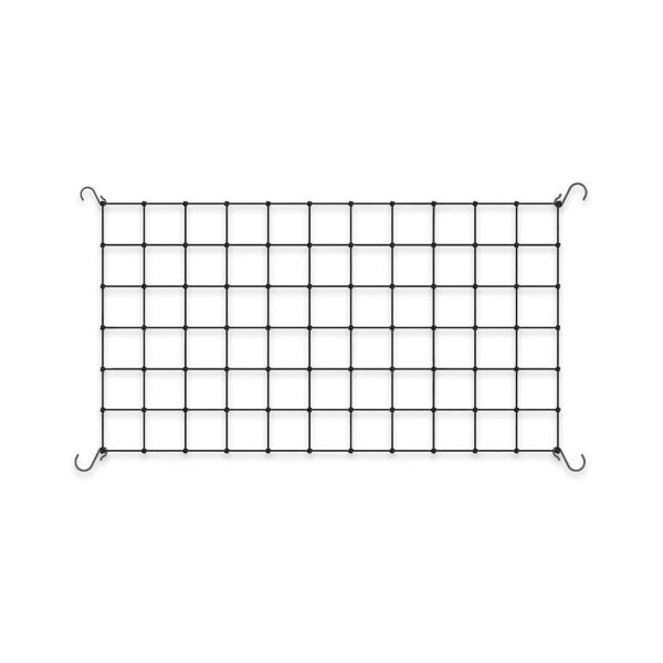 Black Compact Grow Tent Trellis Net for Vertical Support and Pruning