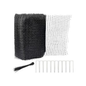 Black Deer Fence Netting for Garden Plants 7x100FT Reusable Protective Netting