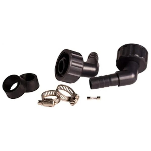 Black Fitting Kit for Hydrofarm Aach100 Chillers