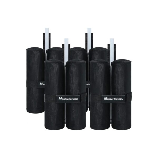 Black Heavy Duty Weight Sandbags for Pop Up Canopy Tents and Umbrellas