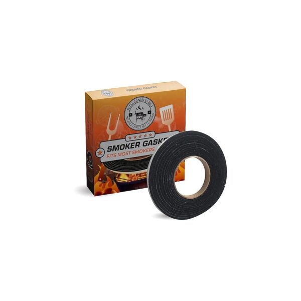 Black High Temp BBQ Smoker Gasket 15 Feet Long Half Inch Wide