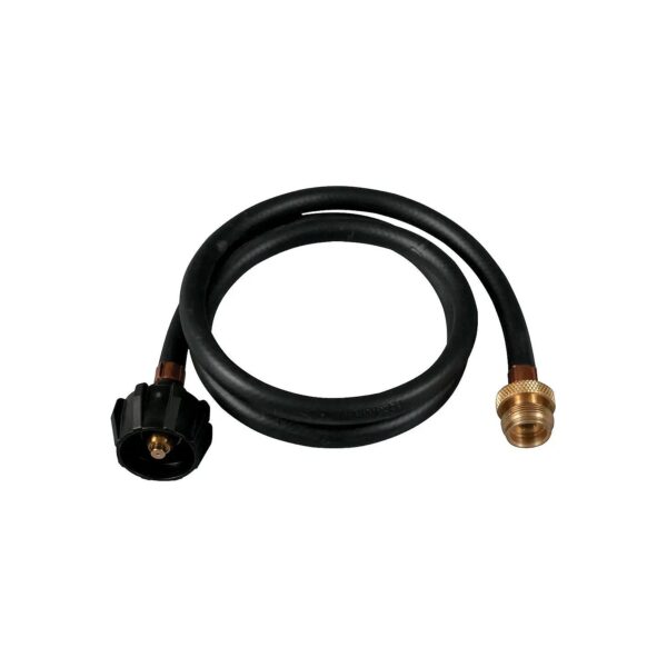 Black Hose and Adapter Combo for Safe and Efficient Gas Use