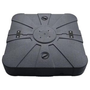 Black Outdoor Patio Umbrella Base for 33'' x 33'' Offset Umbrellas