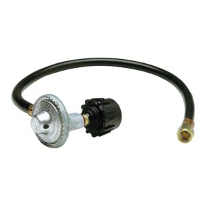 Black Plastic Hose and Regulator Kit for Universal Fitment with Grills