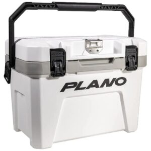 Black and White Insulated Cooler for Effective Ice Retention up to 5 Days