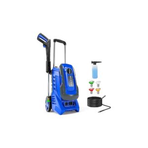 Blue Electric Power Washer with Telescopic Handle and 4200 PSI Pressure